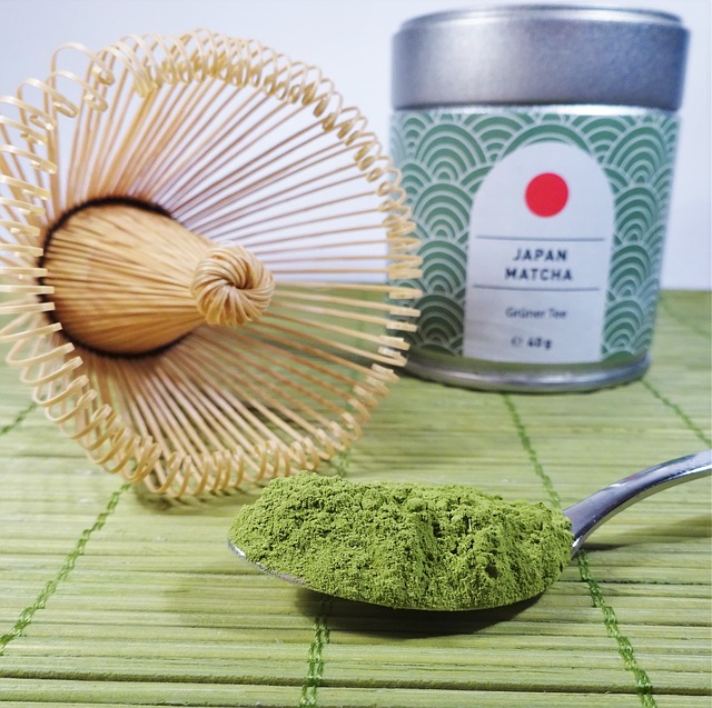 matcha prášek